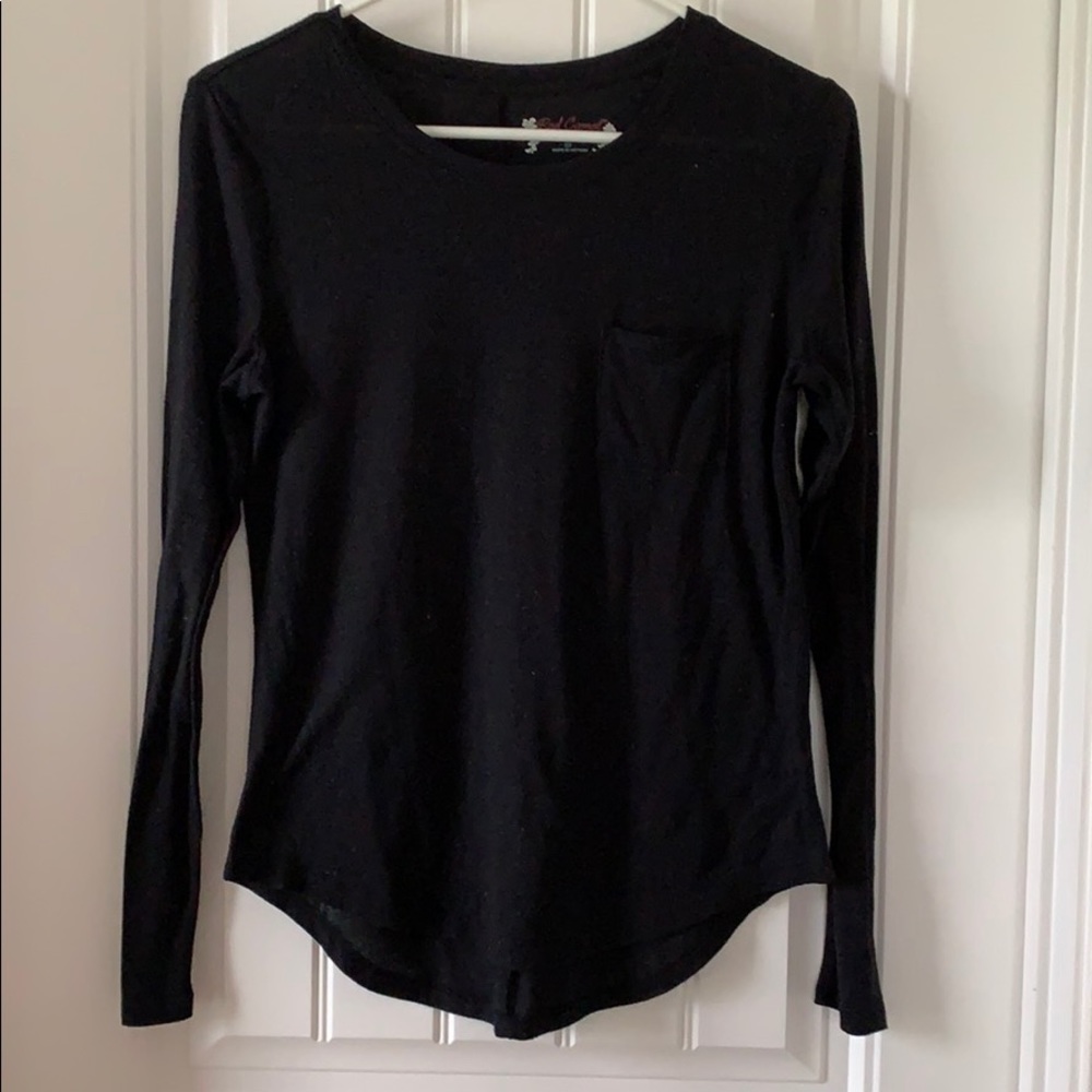 Red Camel Black Pocket Tee